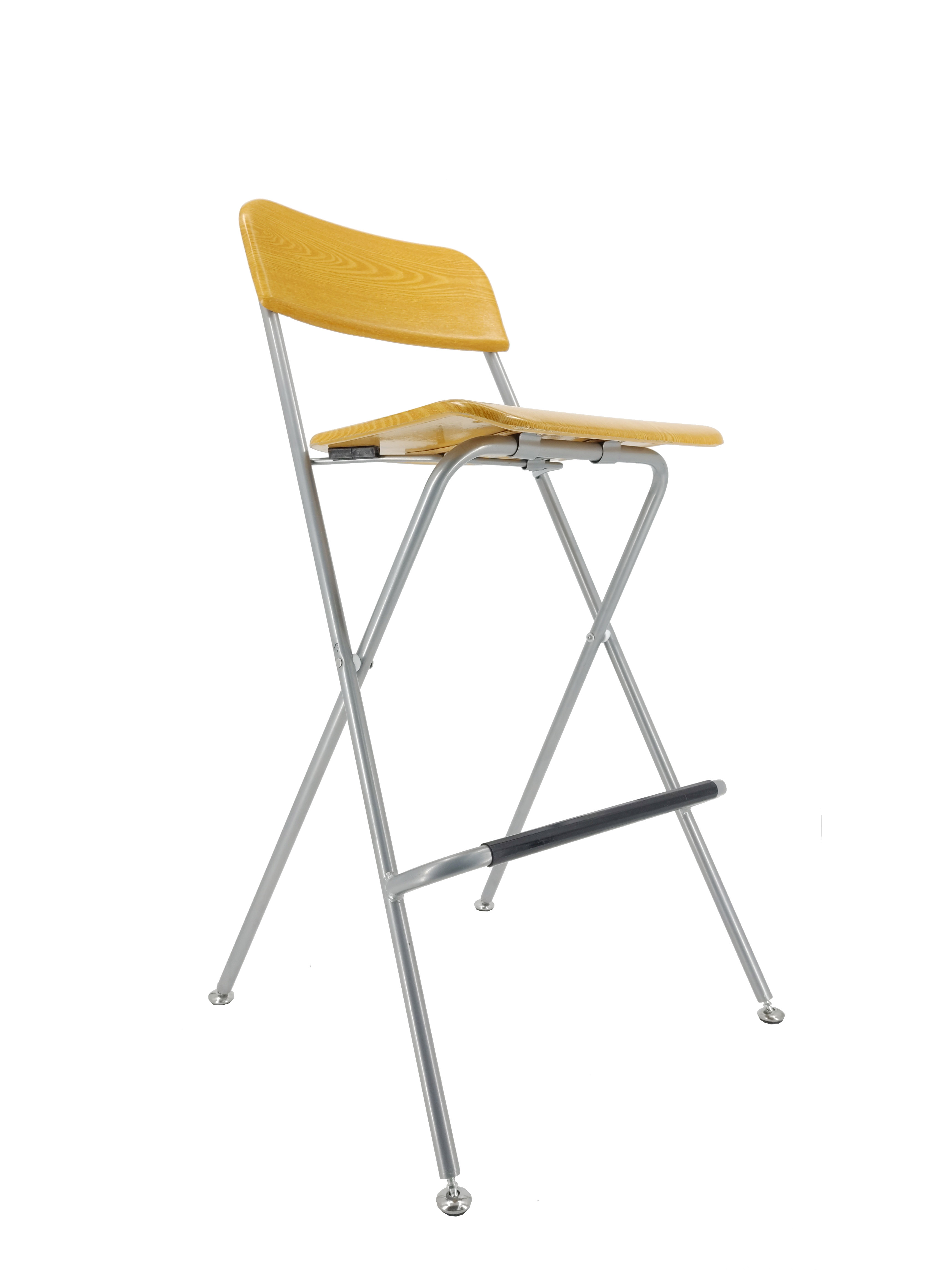 2PK Bar Chair Bistro High Chair High Chair Wood Metal Chair Folding